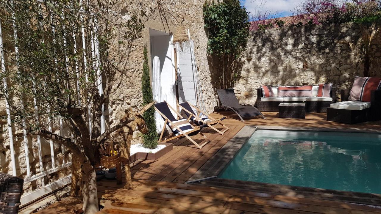 La Demeure Du Pressoir Bed and Breakfast Cuxac-dʼAude Exteriör bild